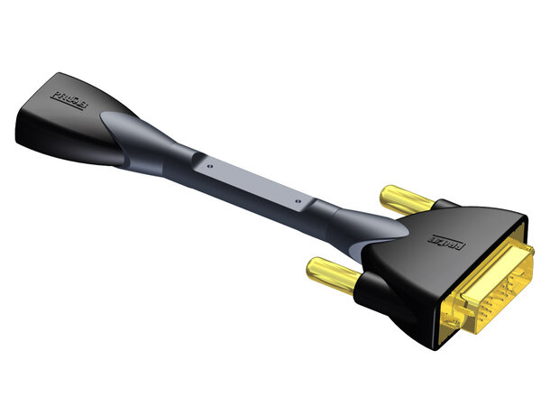 Procab CLP341 HDMI - DVI HDMI hun til DVI han 